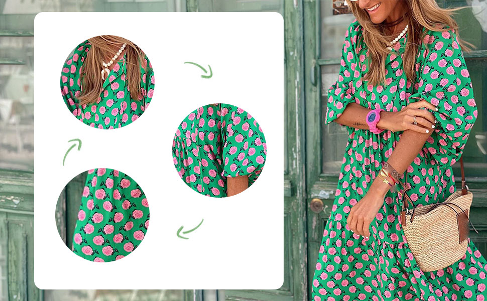 Floral summer dress